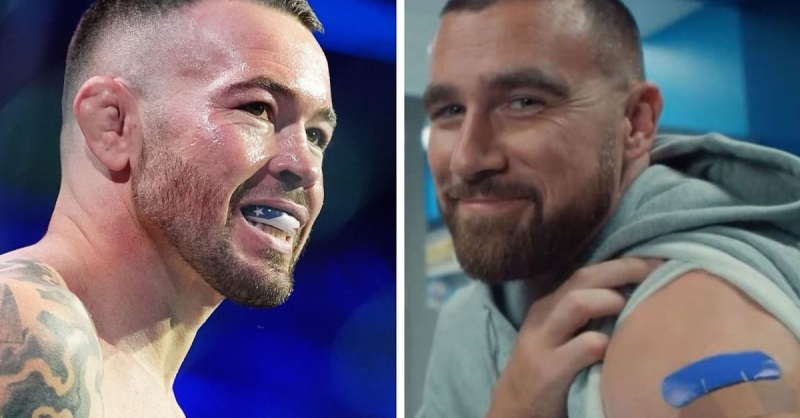 Colby Covington weighs in on ‘piece of sh * t’ Travis Kelce following $20 million Pfizer offer