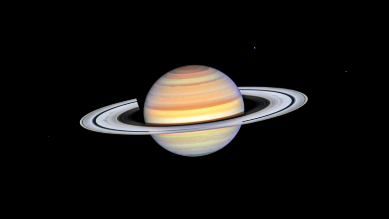 New Hubble Telescope image reveals strange spokes on Saturn’s rings