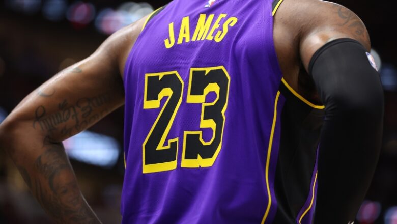 Why Does LeBron James Wear the Number 23 for Los Angeles Lakers?