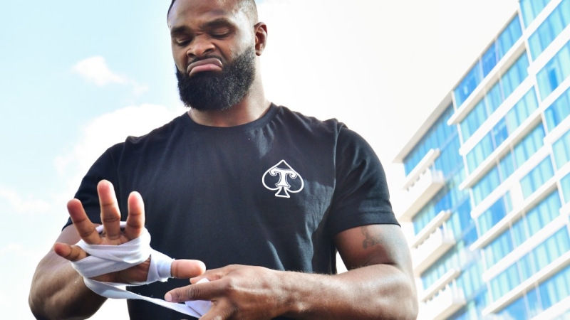 Tyron Woodley states he used Georges St-Pierre a ‘dumb bag’ to combat, however he decreased