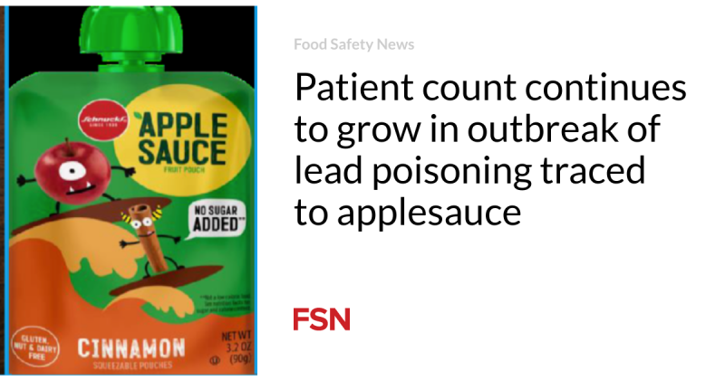 Client count continues to grow in break out of lead poisoning traced to applesauce