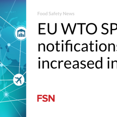 EU WTO SPS alerts increased in 2023
