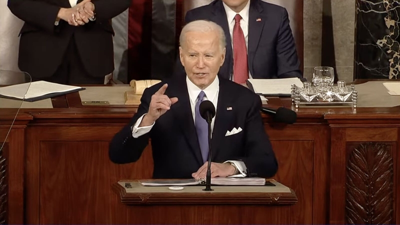Biden Defends Reproductive Rights, Touts Drug-Pricing Law in State of the Union