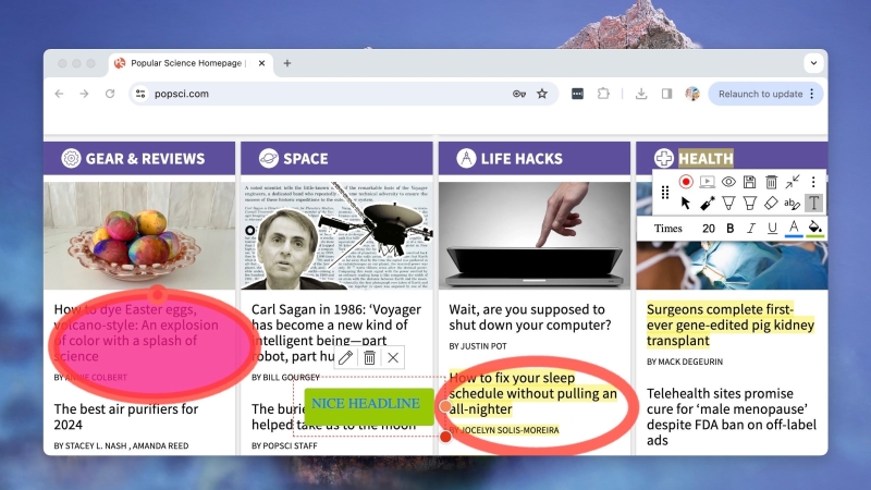How to annotate any site