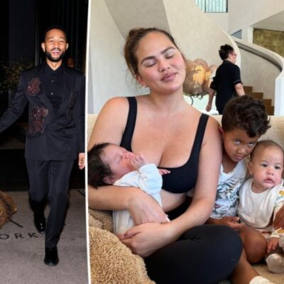 Chrissy Teigen, John Legend can’t settle on whether they ‘d like more kids after inviting child No. 4 less than a year ago