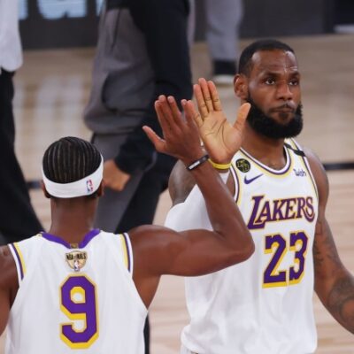 <aLakers' LeBron James on Rajon Rondo Retiring: 1 of Best Players I Ever Played With