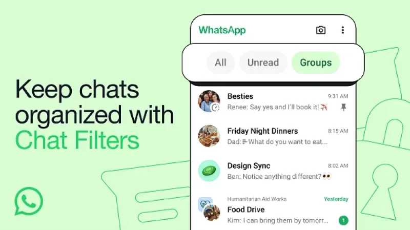 WhatsApp Adds ‘Chat Filters’ to Streamline Connection in the App