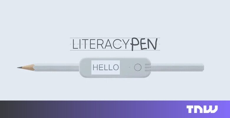 This ‘literacy pen’ quickly teaches you to check out and compose