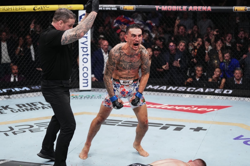 UFC 300: Max Holloway takes ‘BMF’ title with among the wildest KOs in MMA history