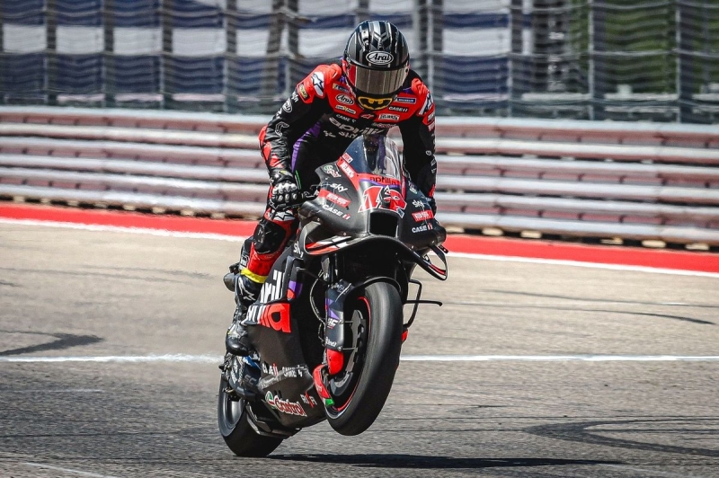Vinales clutch problem had Aprilia “anxious” ahead of Americas MotoGP fightback