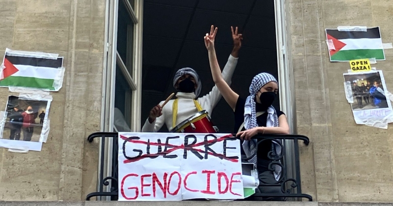 Trainees resume pro-Palestinian demonstrations at a distinguished Paris university after authorities intervention