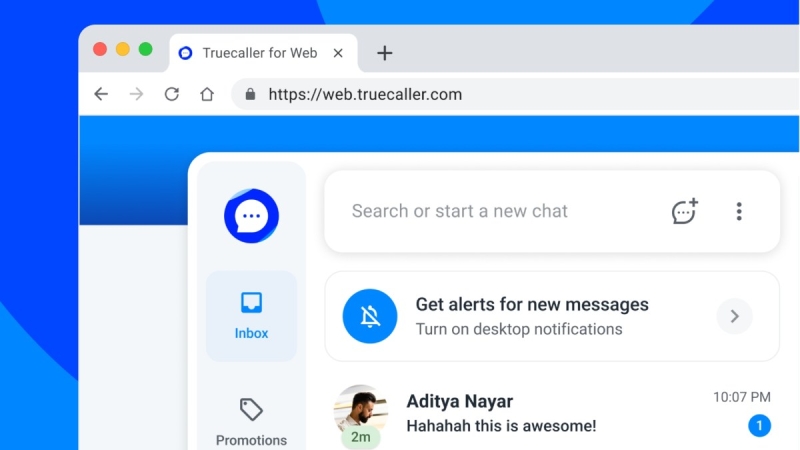 Truecaller introduces a web customer for its Android users