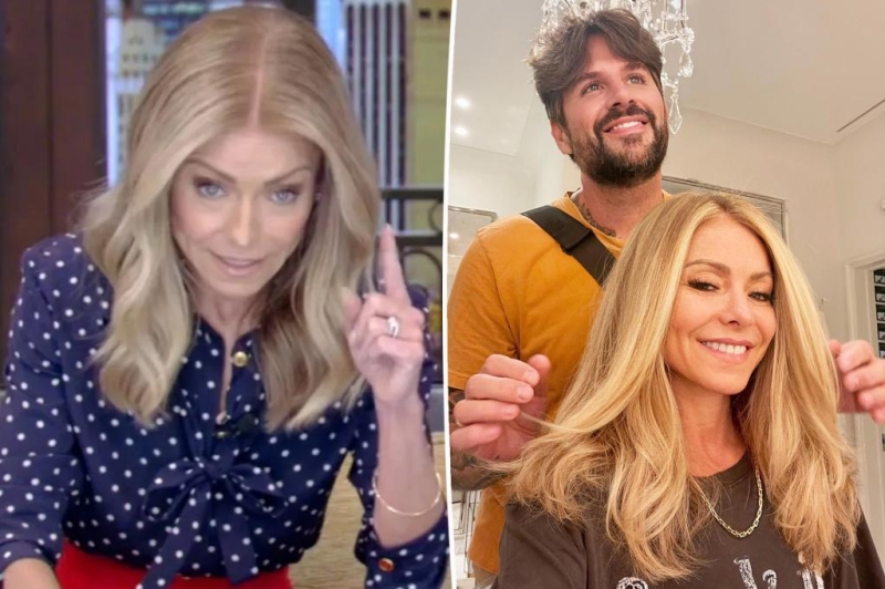 Kelly Ripa thinks about dropping signature blonde: ‘My hair wishes to be gray’