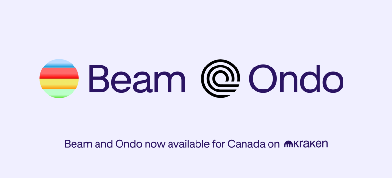 Trading for Beam (BEAM) and Ondo (ONDO) begins now in Canada