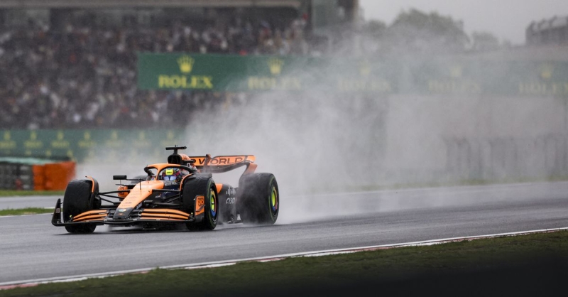 Lando Norris dominates the rain in sprint receiving F1 Chinese Grand Prix