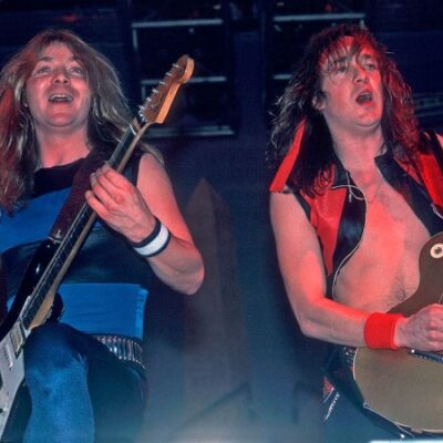 “I was exceptionally hungover. The manufacturer called me into the studio and had me sit at the desk and do the solo. I was truly in discomfort, however I pulled it off”: Adrian Smith on how Iron Maiden exceeded impressive with Powerslave