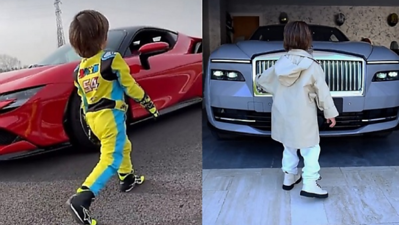 View A 3 Year Old Expertly Drive His Dad’s Ferrari SF90, Rolls-Royce Spectre And A Mercedes Semi Truck