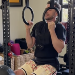 See Justin Timberlake Crush a Set of Weighted Ring L-Sit Chinups