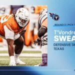 Titans Select Texas DT T’Vondre Sweat in the Second Round of the NFL Draft
